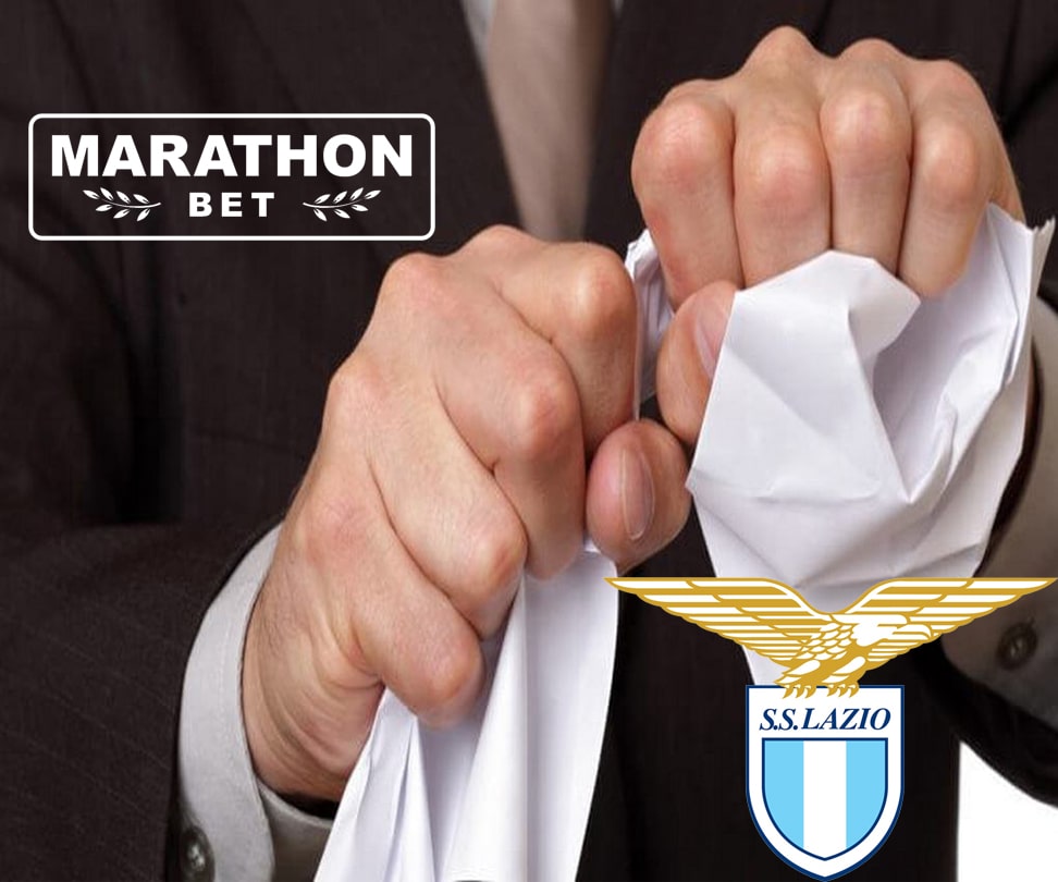 ФК «Лацио» вынужден разорвать контракт с Marathonbet