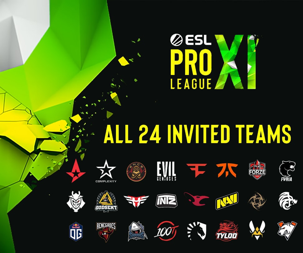 Стартовал турнир ESL Pro League Season 11 по CS:GO: на кого поставить?