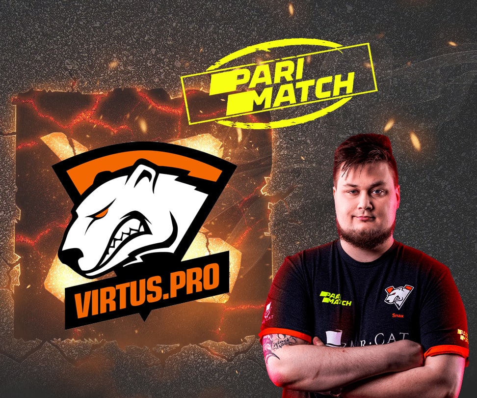 Букмекерская компания Париматч продлила контракт с Virtus.pro