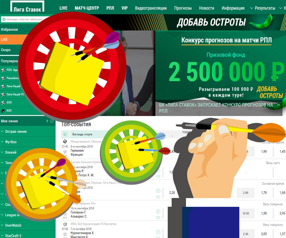 БК «Лига Ставок» запустила конкурс прогнозистов