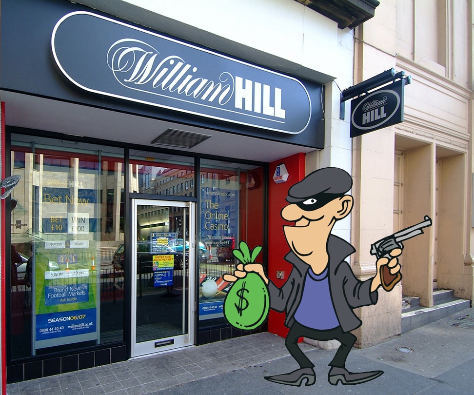 William Hill ограбили в Шотландии